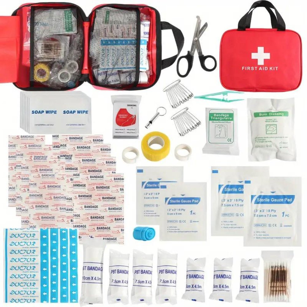 173pcs Large First Aid Kit - Including Emergency Supplies!